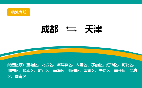 成都到天津物流公司|成都物流到天津（所有货源/均可承运）