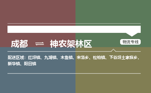 成都到神农架林区物流公司|成都物流到神农架林区（全市/均可派送）