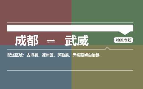 成都到武威物流专线-成都到武威货运-
（全/境-派送）