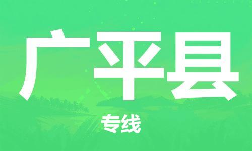 杨村镇到广平县物流专线|杨村镇到广平县危险品电动车托运优选公司