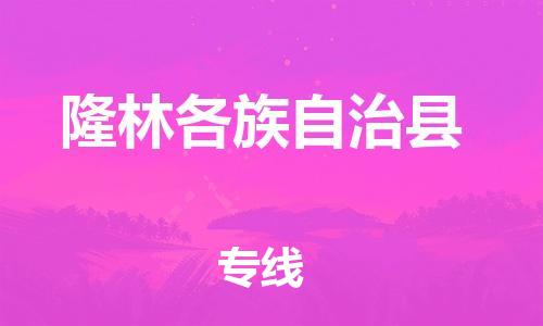 惠州到隆林各族自治县电动车物流公司|惠州摩托车物流到隆林各族自治县行李托运包装（全/境-直送）