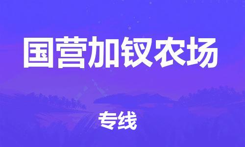 惠州到国营加钗农场电动车物流公司|惠州摩托车物流到国营加钗农场行李托运包装（全/境-直送）